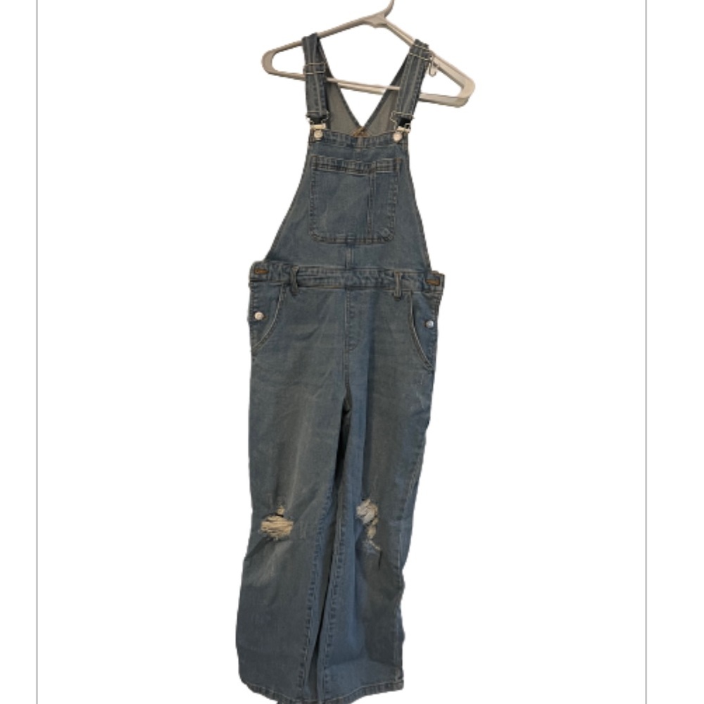 Wide Leg Overalls